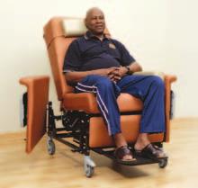 Swing-away arms for easy patient transfers. Shown with optional second side table. Champion s 86 Series Recliner is generously sized, deeper and wider for patients up to 500 lbs.