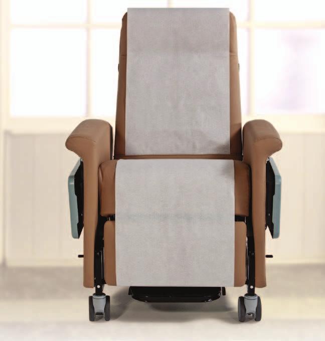 Accessories + PAPER ROLL dispenser Quality Healthcare Seating Products Part# Paper-Std (standard*) Part# Paper-XL (bariatric recliners) Part# Paper-Cnd (Concord recliner) Functions in both upright