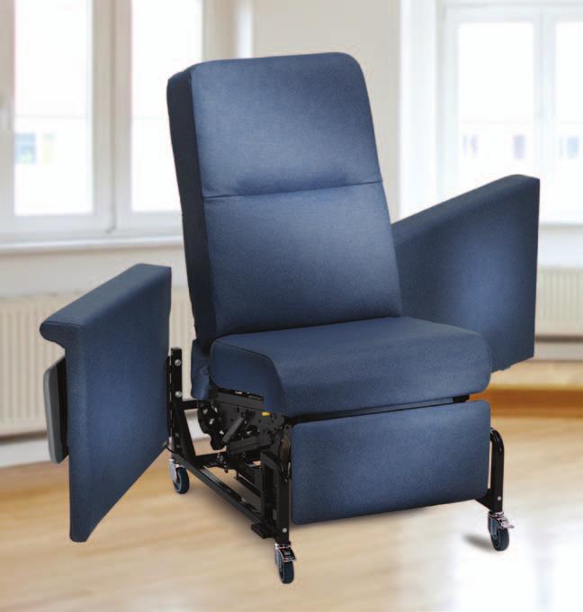 Quality Healthcare Seating Products 89 Series RELAX ReclinER Rated up to 300 lbs. Part # 898 Manual Recliner Part # 89P PoweR Recliner* Arms open 180 Z-spring construction for greater comfort.