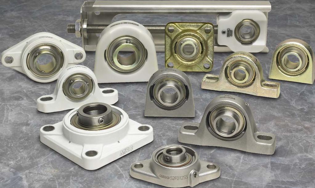 Marathon Series Corrosion-Resistant Mounted Products and Bearing Units Few industries challenge bearings with a harsher operating environment than the food and beverage industries.