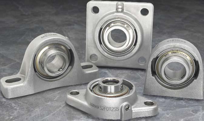 These housings are AISI 00 series cast stainless steel with MRC s proven stainless steel insert bearings. The cast stainless housings are the strongest housings offered in the Marathon family.