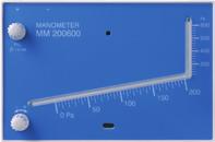 » Manometers MM Differential required tube manometers for monitoring of the differential pressure of air and other non-flammable and non-aggressive gases.