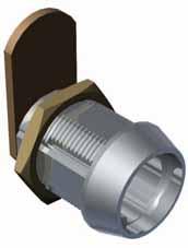 CAM LOCK - 20 MM This lock is ideal for use on drawers and cupboards. Rotating the key results in rotary cam movement.