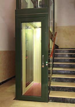 This domestic lift is equipped with our Secure Access System as it stops on a private floor.