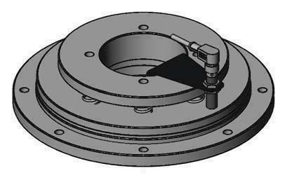 TD eries Output Cluth (adjustable torque) Desription ankyo s TD series features low profile flange to flange mounting with a hollow enter and ground entering pilot.