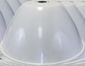 HIGH/LOW BAY DOMES ALL DOMES CAN ACCOMMODATE ACCESSORIES ON