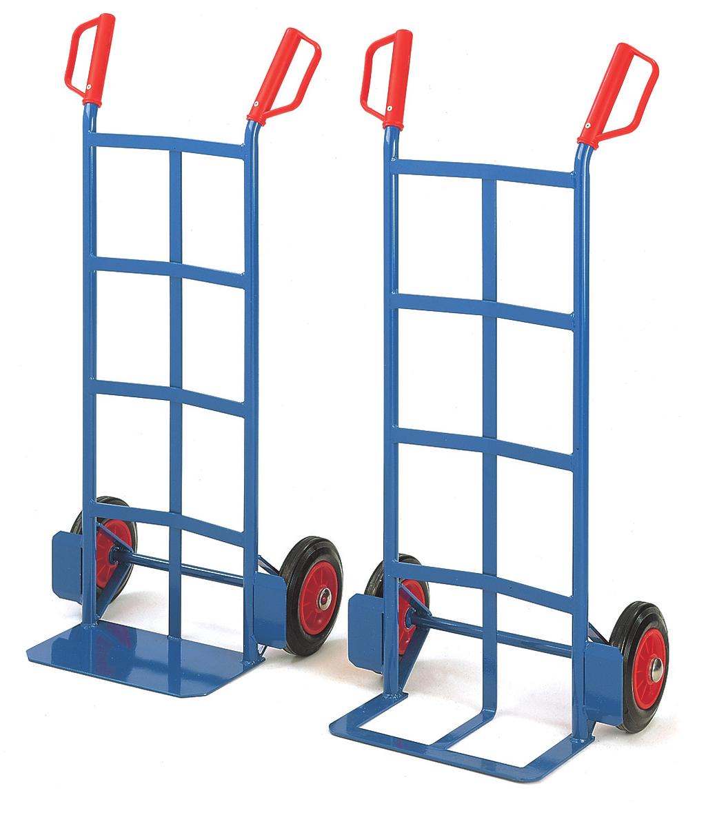 75 Traditional sack trucks ST63 ST35 Traditional, strong, parallel back sack trucks with a multitude of uses High load capacity trucks.