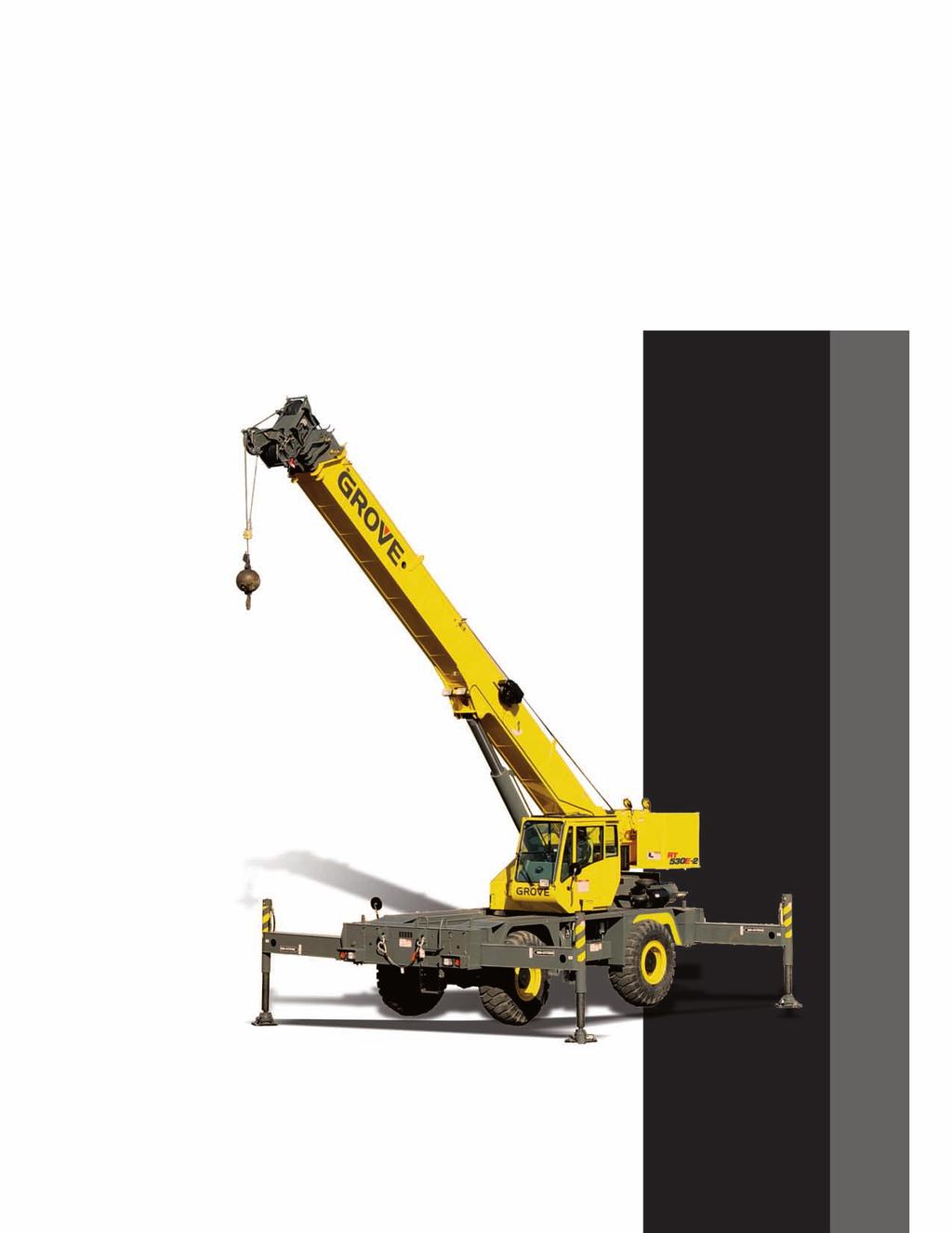 RT5E-2 product guide contents Features 2 features ton (27 mt) capacity 29 ft. - 95 ft. (8.8 m -29.0 m) 4-section full power boom 26 ft. - ft. (7.9 m - 13.