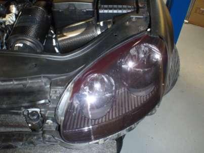The headlight supports are handed (Right & Left) so may need to be marked to help with