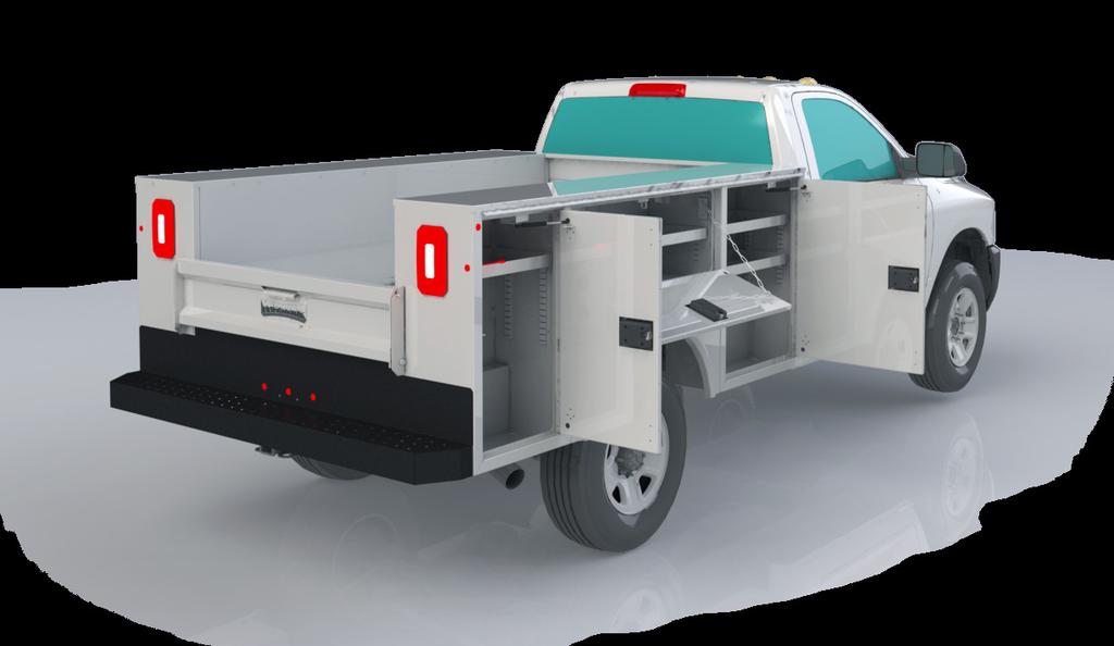 ALUMINUM SERVICE BODIES Aluminum service bodies from Knapheide feature a superior design and innovative construction.