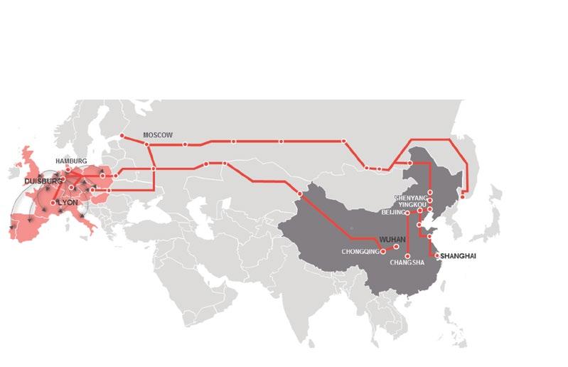 ASIA<>EUROPE SWITCH TO THE RAIL SOLUTION For decades, businesses exporting between Europe and Asia have been limited to two freight options: fast but costly Air, or less expensive Maritime taking