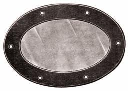 52mm 3033 Oval Opening Gunmetal Glass Size Flange Size Spigot Size Spigot Depth 3033/GM/168 6 3 8" x 3 3 4" 9 3 4" x 7" 8" x 5 1 4" 1 1 4" 165 x 93mm 250 x 180mm 203 x