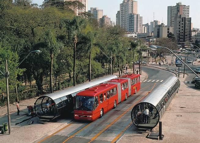 Bus Rapid Transit (BRT) Curitiba Curitiba Busway corridors on segregated lanes