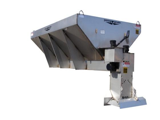 12 MDV-A AUGER SERIES Medium Duty Auger Vee Box MDV series spreaders are designed to be mounted in a dump bed or on a flat bed truck utilizing the 15,000 lbs - 20,000 lbs rated vehicles to stay below