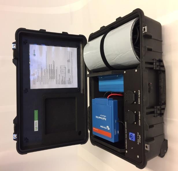 Deployment Solar Solution Pelicase Renewable energy rapid deployment kits driven by flexible solar cells Dust, water and shock-proof Portable and durable in a variety of sizes (up to 150 amp hours