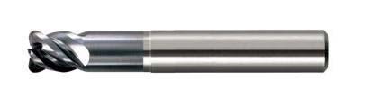 SAMURAI GCR - 4 Flutes Corner Radius ( Ø 2 Ø 12 ) CR d2 d1 l2 l3 l1 Suitable for the machining of : Carbon Stainless Hardness < 55HRC Titanium Inconel Price Tool Model d 1 CR l 2 l 3 l 1 d 2 ( ) *