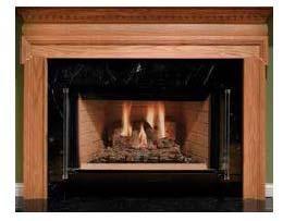 Accelerator Series / Wood Burning Fireplace A36R/A36C Unit Front Width: 42 Framing Front Width: 43 Unit Back Width: 28 1/4 Framing Back Width: 43 Unit Height: