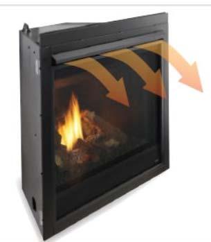 that s perfect for corners with mul ple ven ng op ons Adjust flame, heat and ambiance with built in controls Available in sizes to meet your needs