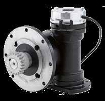 shaft for brake and encoder and special output