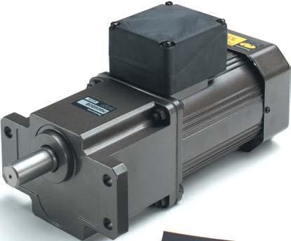 60W HT 1 phase Standard & Quick Reversible For speeds of 30 r/min and below high torque gearboxes are available, giving torques up to 29.4. Standard induction motors suit fixed speed applications.