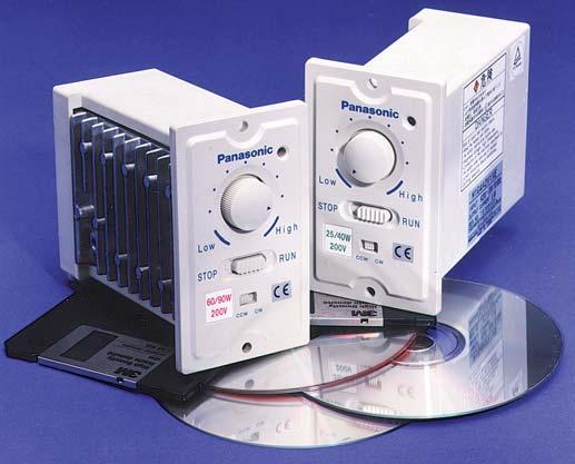 Micro-Inverter The Panasonic Micro-Inverter is suitable for variable speed operation of 230V 3 phase G-series geared motors.