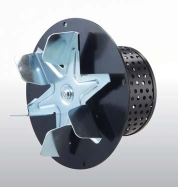AC RADIAL FAN MOTOR Single inlet, Ø 180_OSB-9225-A1845 Material : Impeller made of steel sheets Direction of rotation : Counter-clockwise, clockwise seen on rotor Type of protection : IP 44