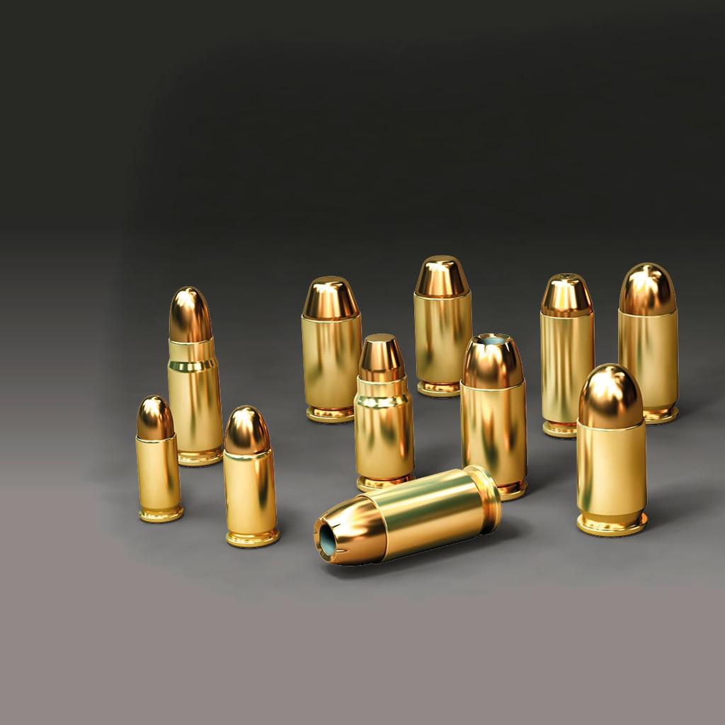 Pistol ammunition 7.62 25 TOKAREV FMJ 85 grs / 5.5 g 566 m.s -1 / E 0 881 J 7.65 BROWNING.32 AUTO FMJ 73 grs / 4.75 g 318 m.s -1 / E 0 240 J.40 S & W FMJ 165 grs / 10.7 g 313 m.s -1 / E 0 524 J.