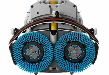 patented i-mop combines the maneuverability of the mop with the performance of a traditional scrubber.