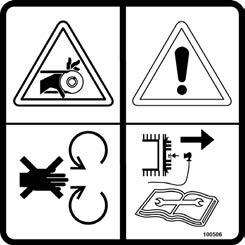 OPERATION! WARNING When replacement parts are required, use genuine Schiller Grounds Care, Inc. parts or parts with equivalent characteristics, including type, strength and material.
