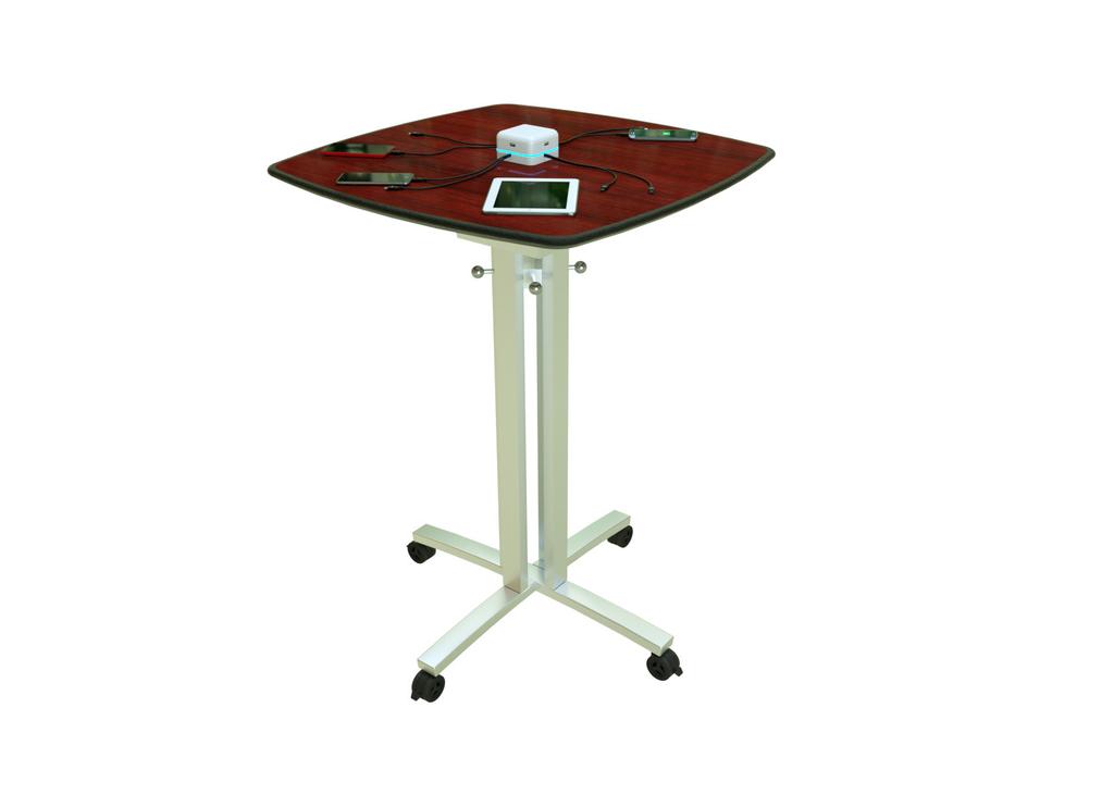 Reload Power Table Options Sit Stand 30 /36 /42 Top Round or Squircle Multiple