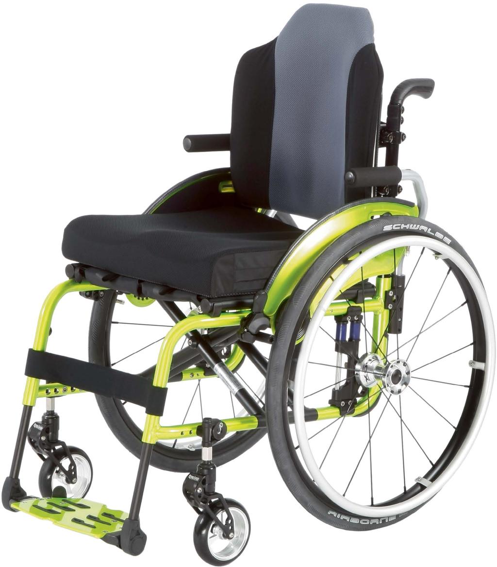Avantgarde CS Winning image Comfort and outstanding operating performance make the Avantgarde CS an ideal means of transport for sporty wheelchair users.