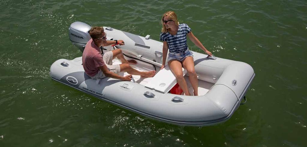 SUPERLIGHT RIBs The Superlight RIB is the perfect complement of features and comfort in a small tender.