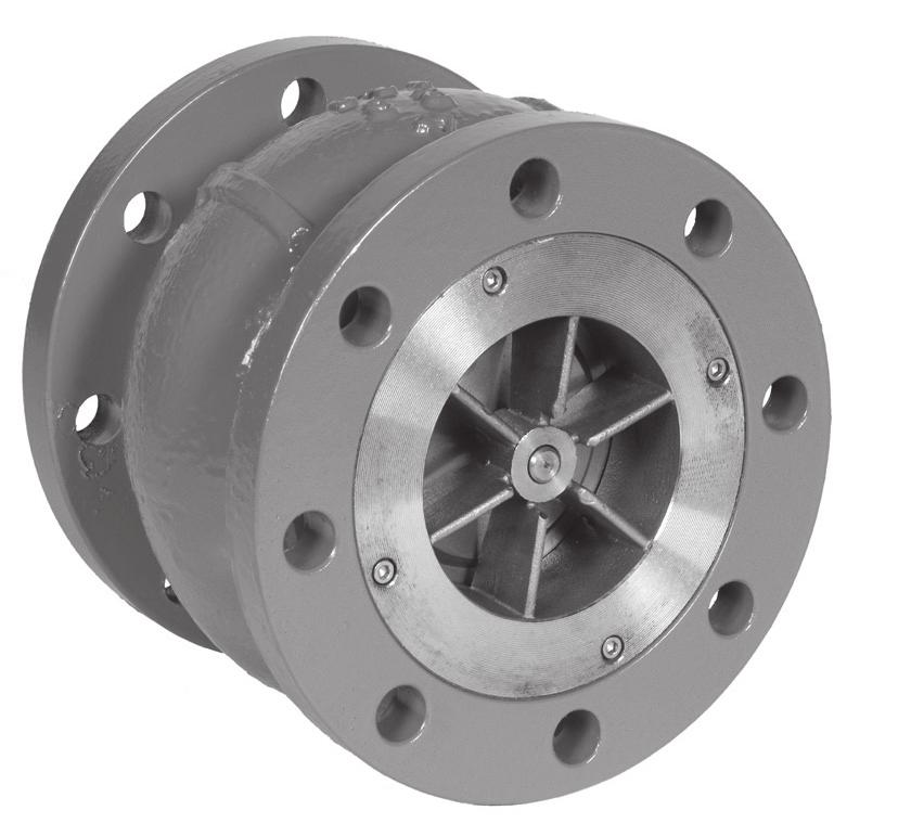 The silent type check valve is built with stainless trim to give years of trouble free operation and to ensure compliance to NSF61 or Annex G standards.