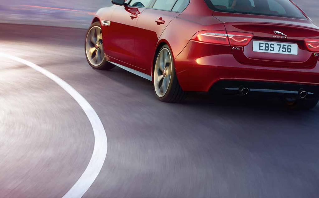 IN THE EXTREME DYNAMIC STABILITY CONTROL Whether you're driving XE enthusiastically or simply want the assurance of a car that will remain stable in challenging conditions, Jaguar's Stability Systems