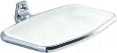 PLASTIC SOAP DISH 19861 plastic soap tray chrome pl. LOW STOCK!