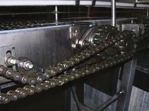 CASE STUDY ROLLER CHAIN TO SYNCHRONOUS BELT Resulting in $330,000+ Annually A bottling facility encountered frequent downtime on a series of conveyor lines driven by #60 roller chain to feed bottles