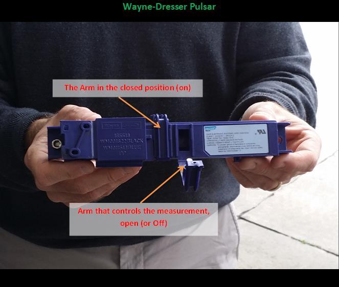 Pulsar Manipulation Example The Wayne-Dresser pulsars are located in the bottom portion of the dispensers, just atop the meters, as