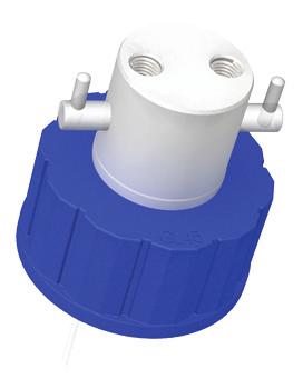 Q-series caps with on-off valves GL45 THREAD PART NUMBER BOTTLE THREAD PORTS ON-OFF VALVES QTY 00945Q-2V GL45 2 x 1/4 28 YES ea 00945Q-3V GL45 3 x 1/4 28 YES ea 00945Q-4V GL45 4