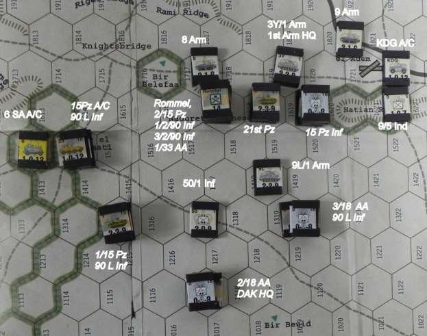 Afrika impulse The British get to activate 5th Indian. The HQ and accompanying infantry move down the track until they make contact with the road.