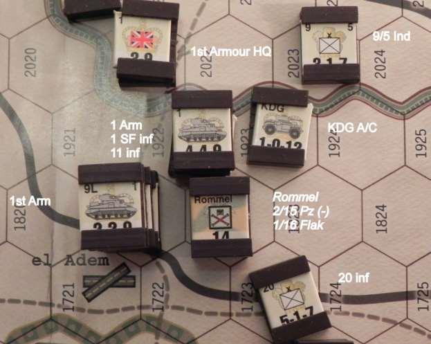 Germans had rolled better. As it was, the Germans made all three of their recovery rolls, and so they have replacement points to recover their tank losses, if no their infantry.