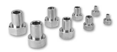 Support Bushings Material options include 0 stainless steel or nickel plated 2 caron steel Concentric and eccentric configurations allow for system adjustment 4,5 & 6 Standard Profile SUPPORT
