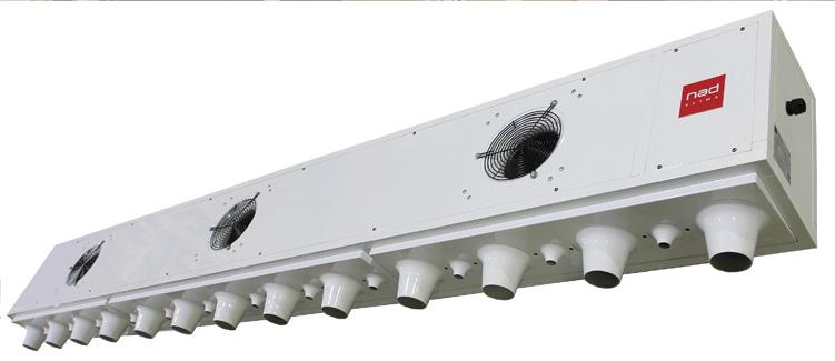 Description, areas of application and benefits NAC The NAC air curtain acts as a thermal barrier, considerably reducing energy costs while increasing the comfort level.