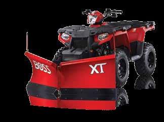 STANDARD FEAT UR ES : 9 Steel V-XT 5'6" Poly ', 5' Full Blade Trip Design helps to prevent plow damage when striking obstacles.