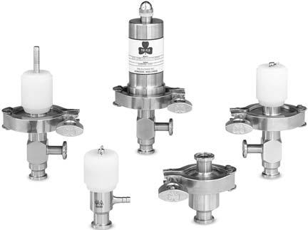 . kysmall, Yet Flexible ky Application Alfa Laval s Tri-Clover brand range of fractional valves has been designed for applications requiring a secure, sanitary or sterile environment within the food,