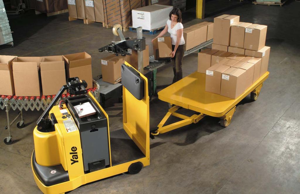 Exceptionally Truck shown with optional equipment hard working When it comes to motorized hand trucks, you ll find Yale leads the way with over 80 years of experience.