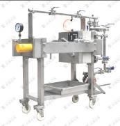 Chamber Filter Press (400*400 series) FEATURES: Filtration area from 1 to 5 m 2 Chamber volume from 5 to 27 L Cake Thickness from 25 mm Low and high pressure: from 1bar to 5bar Slurry temperature: