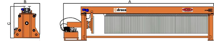 High Performance FPA Technical Specifications (Closed Construction) Filter Press superior dragging MODEL Maximum