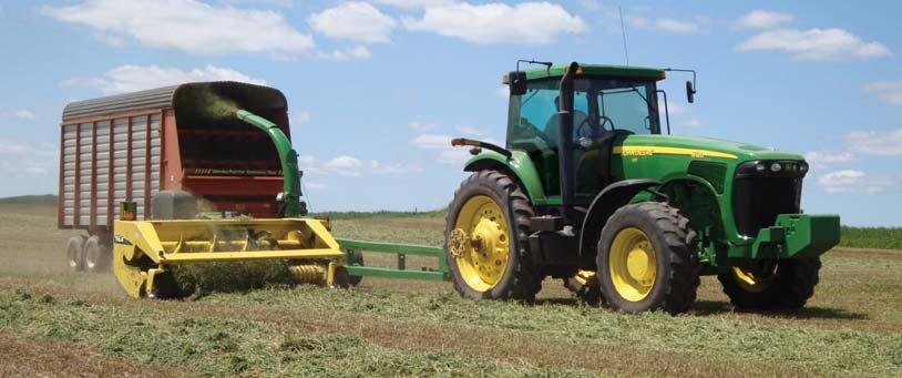 96A Windrow Pickup Attachment For John Deere Model 3975 Pull-Type Forage Harvester Operator's Manual Includes installation, operating, adjustment, maintenance, technical, repair parts and safety