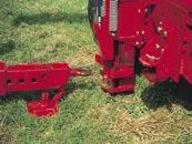 Optional equipment Side mounted support wheels The machine can be equipped with