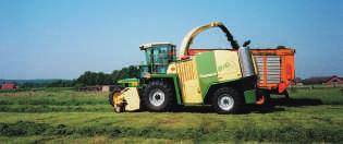 With the row-independent Corn Harvester MC 16 B with 5' working width, KRONE took the first step in higher productivity machines in the mid 1980s.